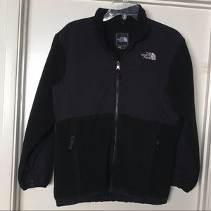 THE NORTH FACE Girls Black Full Zip Fleece Jacket